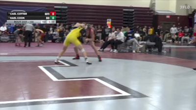 150 lbs 1st Place Match - Kael Cook, Burlington Notre Dame vs Cael Cotter, North Polk