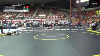 120 lbs Champ. Round 1 - Mya Courtney, Frontenac Hs vs Hannah Gantz, El Dorado HS