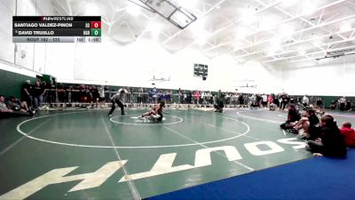 120 lbs Champ. Round 2 - Santiago Valdez-Pinon, San Clemente vs David Trujillo, Highland