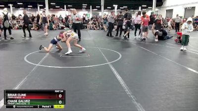 72 lbs Round 2 (8 Team) - Briar Cline, Terps Xpress vs Chase Galvez, Finger Lakes Elite