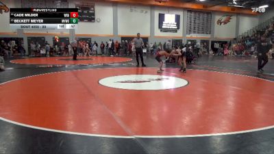 89 lbs Cons. Round 2 - Beckett Meyer, Mount Vernon Wrestling Club vs Cade Milder, Wrath