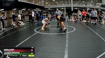 110 lbs Placement (4 Team) - Adam Lopez, PA Alliance vs Massimo Perentin, Iron Horse