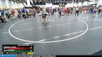 106 lbs Cons. Round 4 - Hannah Lopez, OK vs Ava Gannon, IA