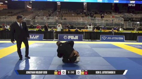 Ron S. Lutostanski II vs Jonathan Holiday Geib 2025 Pan Jiu Jitsu IBJJF Championship
