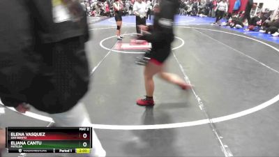 125 lbs Champ. Round 1 - Elena Vasquez, San Benito vs Eliana Cantu, Matilda