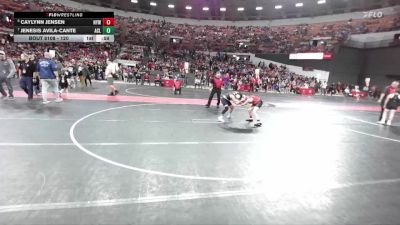 120 lbs Champ. Round 1 - Jenesis Avila-Cante, AVILA COMBAT LABORATORIES vs Caylynn Jensen, Neenah Youth Wrestling