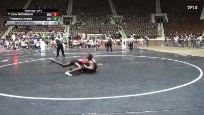 7A 113 lbs Quarterfinal - Phoenix Ayers, Central vs John Mcdonald, Dothan HS