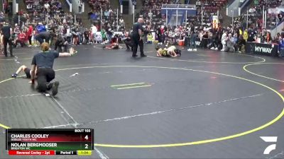 57 lbs Cons. Round 5 - Charles Cooley, Gobles Youth WC vs Nolan Bergmooser, Brighton WC