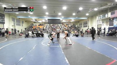 144 lbs Champ. Round 3 - Benjamin Turley, Costa Mesa vs Jeremy Valdez, Servite