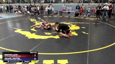 84 lbs Quarterfinal - Weston Lacey, Mid Valley Wrestling Club vs Michael Nguyen, Interior Grappling Academy