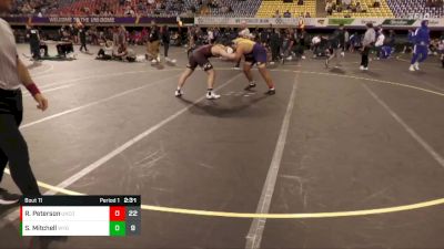 285 lbs Quarters & 1st Wb (16 Team) - Sam Mitchell, Wyoming vs Remington Peterson, Northern Colorado