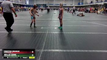 68 lbs Round 1 (8 Team) - Brylan Zerbe, Undisputed Wrestling vs Preston Hruniuk, Roughhouse