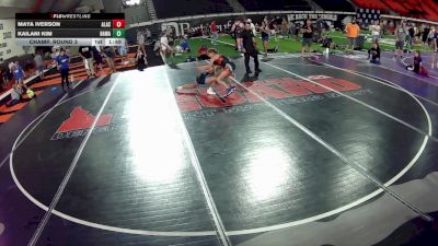 95 lbs Champ. Round 3 - Maya Iverson, Alaska vs Kailani Kim, Hawaii