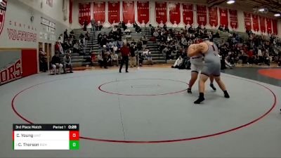 285 lbs 3rd Place Match - Coleman Thorson, Richfield vs Caden Young, Uintah