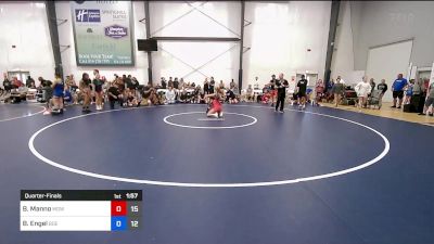 43 kg Quarterfinal - Bella Manno, MGW Death By Chocolate vs Brynn Engel, Badger Girls Elite