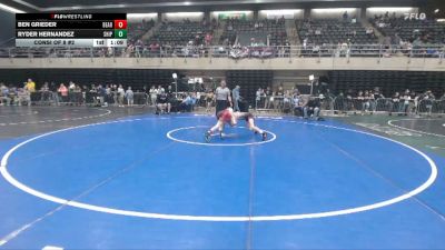 80 lbs Consi Of 8 #2 - Ben Grieder, Bear vs Ryder Hernandez, Shippensburg