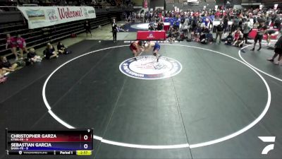 150 lbs Placement Matches (16 Team) - Christopher Garza, KTWA-FR vs Sebastian Garcia, BAWA-FR