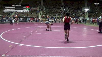 6-7A 107 Quarterfinal - Tabitha James, Central vs Vivian Covert, Alma Bryant