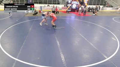 16U Boys - 215 lbs Semis - Ceasar Salas, Bulldog Premier Wrestling Club vs Brody Mattox, Nebraska