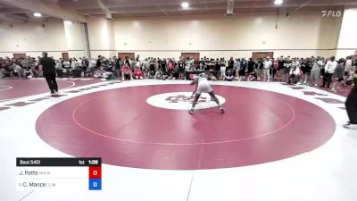 71 kg Rnd Of 16 - Jackson Potts, Mountain View High School Wrestling vs Christopher Mance, Climmons Trained/AWC
