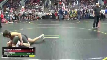 140 lbs Round 1 (4 Team) - Brandon Jandasek, Bedford vs Cruz Torres, Tecumseh