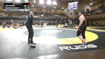 157 lbs Quarterfinal - Shea Morris, New York Military Academy vs Brooklyn Pickett, Mount Saint Joseph