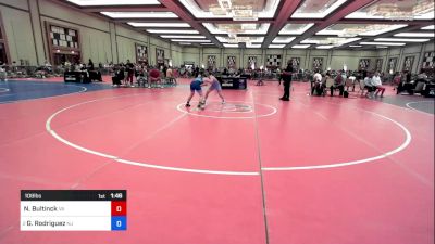 108 lbs Semifinal - Nicholas Bultinck, Va vs Gavin Rodriguez, Nj