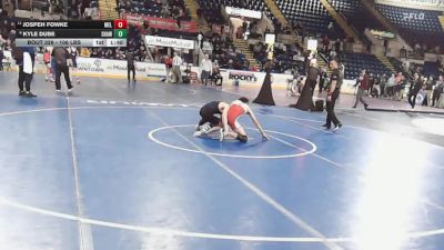 106 lbs Consolation - Jospeh Fowke, Melrose vs Kyle Dube, Shawsheen
