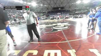 Boys 3A 157 lbs Quarterfinal - Maximus Uckun, Shorewood vs Nathan Gahan, Sedro-Woolley