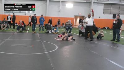 70 lbs Round 4 (6 Team) - Clara Coombs, Backyard Barbies vs Charlotte Priester, PA West Yellow