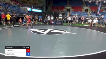 160 lbs Cons 16 #1 - Tavier Garcia, Arizona vs Griff LaPlante, New York