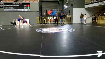 Schoolgirls - 125 lbs Cons. Round 2 - Marleen Rodriguez, Imperial Valley Panthers Wrestling vs Lanna Reel, Ramona Dawg Pound Wrestling Club