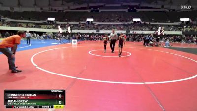 Rookie 3-5 76 Semifinal - Judah Grew, Great Neck Wrestling Club vs Connor Sheridan, Tabb Wrestling Club