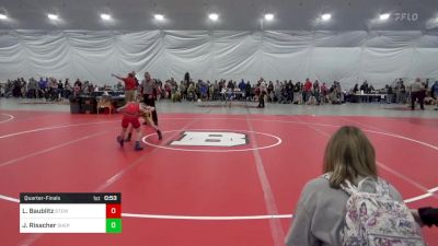 66 lbs Quarterfinal - Luke Baublitz, Stewartstown vs John Risacher, Shepherdstown