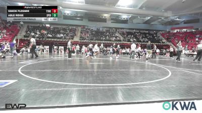 67 lbs Quarterfinal - Simon Flesner, Team Tulsa Wrestling Club vs Able Ridge, Sperry Wrestling Club