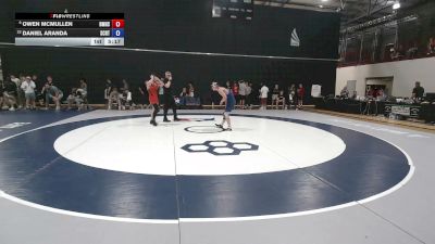 61 kg Cons. Rd Of 32 - Owen McMullen, Bishop McCort High School Wrestling vs Daniel Aranda, Spartan Combat RTC/ TMWC