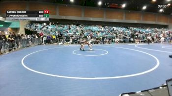 94-98 lbs Round 2 - Claire Rivera, Ruthless Fight Team vs Iliyana Monteon, Madera Grapplers WC