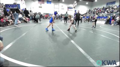 49 lbs Semifinal - Caleb Wade, Blanchard Wrestling Club vs Sammy Thomas, Cyclone Wrestling Club