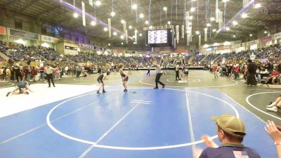 130 lbs Consi Of 8 #1 - Araya Suazo, Kearney Middle School vs Daisy Cushing, Bear Creek Jr. Wrestling