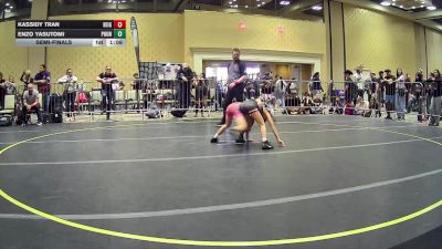 62 lbs Semifinal - Kassidy Tran, Reign WC vs Enzo Yasutomi, Pounders WC