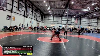 125 lbs Cons. Round 2 - Samuel Lewis, Hanover Hawkeye Youth Wrestling vs Asher Anthony, Richmond Wrestling Club