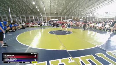 126 lbs Round 1 (6 Team) - Noah Rau, North Dakota vs Mikale Lynch, South Carolina