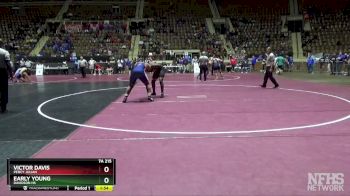 7A 215 lbs Quarterfinal - Victor Davis, Percy Julian vs Early Young, Davidson HS