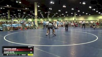 160 lbs Round 2 (16 Team) - Preston Lewis, NFWA Oakleaf Knights vs Kaden Shaw, Coastline Tidal Wave