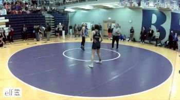 115 lbs. Champ. Round 2 - Kristen DeLaRosa, Broken Arrow vs Violet Abshier, Brentwood