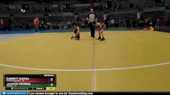 84 lbs Semis (4 Team) - Aiden Timmer, Adrian vs Gage Bjerga, Staples-Motley