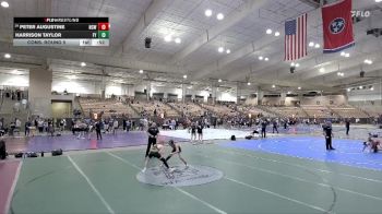 110 lbs Cons. Round 5 - Peter Augustine, Nashville Catholic Wrestling vs Harrison Taylor, Fairview Yellowjackets
