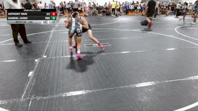 125 lbs Semifinal - Gabriel Jager, Project Destiny Wrestling Club vs Anthony Dein, Bison Takedown Club
