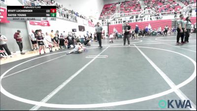 52 lbs Quarterfinal - Ryatt Luchsinger, Lexington Wrestling Club vs Hayes Young, Perry Wrestling Academy