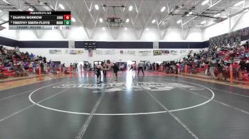 Boys 287 lbs Champ. Round 1 - Timothy Smith-Floyd, Modoc Boys vs Zaaven Morrow, Corning Boys